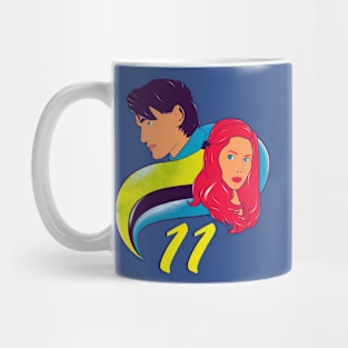 Doctor Who Retro Baseball Design Mug